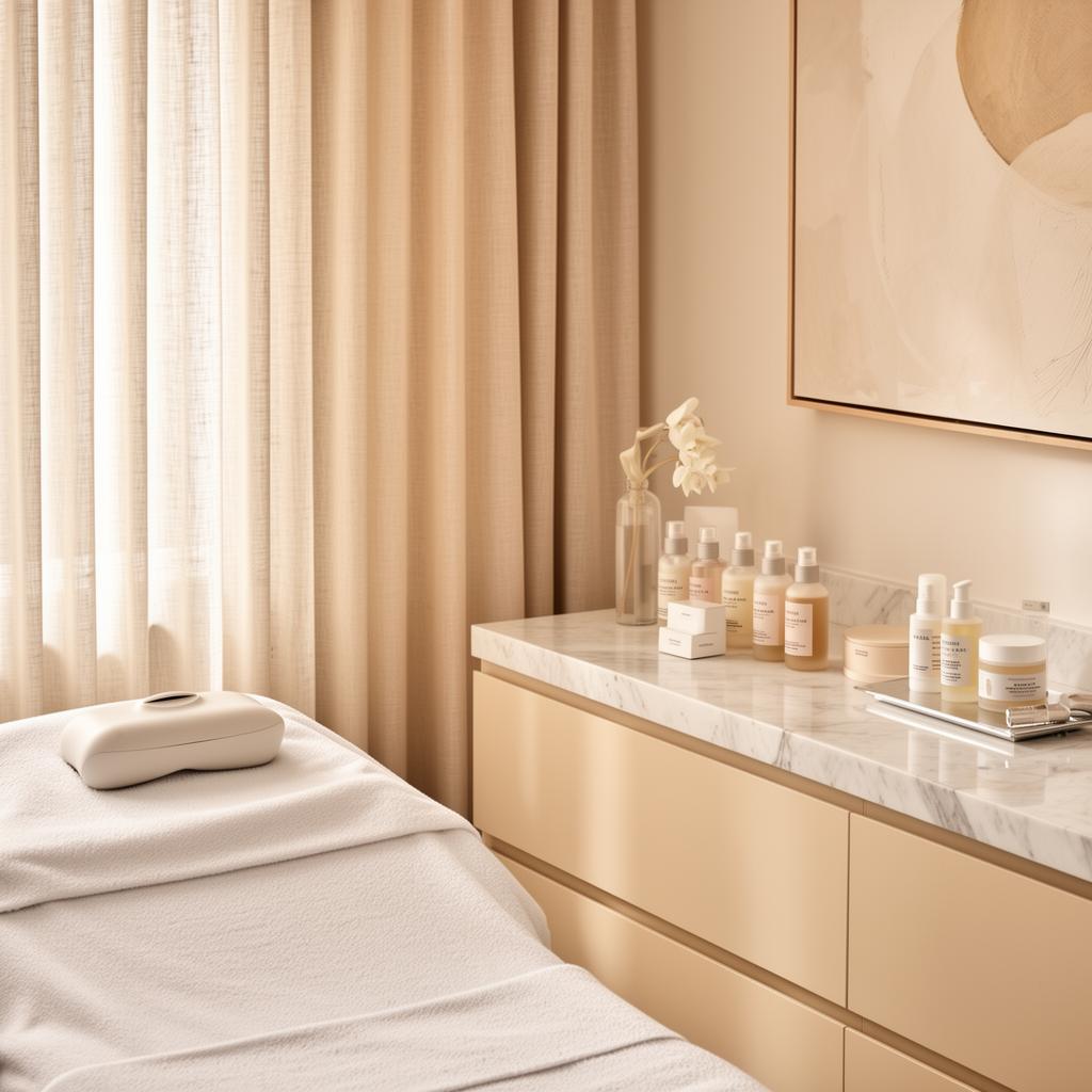 Luxury treatment room interior